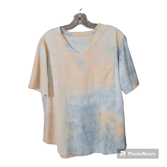 + Zyia Active Hendrix Dusk Go to pocket tie dye short sleeve tshirt - Picture 3 of 7